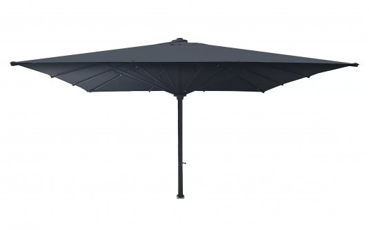 Parasol ogrodowy 500x500 cm z noga centralną ciemnoszary Parasol ogrodowy 500x500 cm z noga centralną ciemnoszary