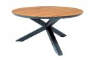 Okrągły stół aluminiowo-teakowy 150 cm OMNIGO
