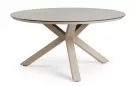 Stół okrągły OMNIGO d150 aluminiowe nogi beżowe / blat HPL OPHIRA