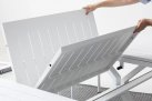 Biały rozxkładany stół ogrodowy aluminiowy KENYON 200-300 bizzotto