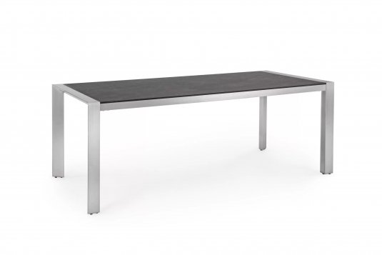 Stół ogrodowy aluminium satynowane 198x90 INEZ bizzotto