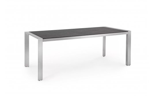 Stół ogrodowy aluminium satynowane 198x90 INEZ bizzotto