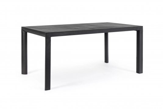Stół ogrodowy aluminiowy dla 6 osób ciemnoszary blat ceramiczny MASON 160 bizzotto
