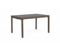 Kawowy stół ogrodowy rozsuwany 135-270 aluminiowy PELAGIUS bizzotto