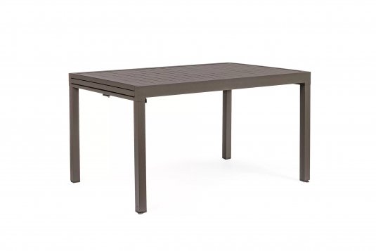 Kawowy stół ogrodowy rozsuwany 135-270 aluminiowy PELAGIUS bizzotto