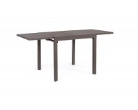 Rozkładany stół ogrodowy aluminiowy kawowy 83-166 PELAGIUS bizzotto