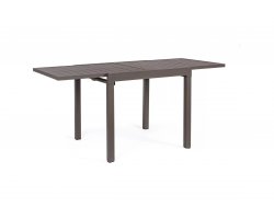 Rozkładany stół ogrodowy aluminiowy kawowy 83-166 PELAGIUS bizzotto