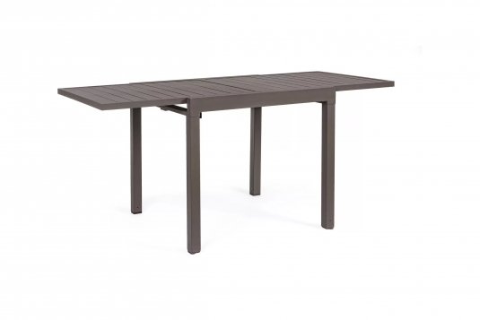 Rozkładany stół ogrodowy aluminiowy kawowy 83-166 PELAGIUS bizzotto