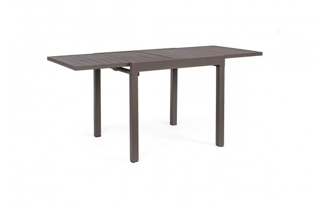Rozkładany stół ogrodowy aluminiowy kawowy 83-166 PELAGIUS bizzotto