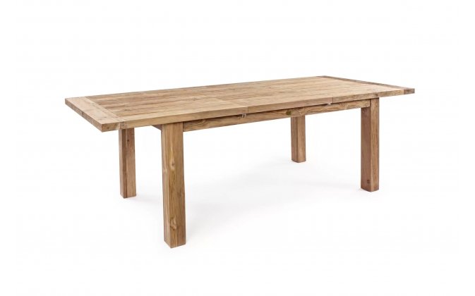 Rozkładany stół z drewna teak recykling 180-250 BOUNTY bizzotto