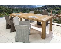 Stół ogrodowy teak 240x100 BOUNTY bizzotto