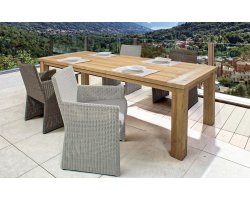 Stół ogrodowy teak 240x100 BOUNTY bizzotto
