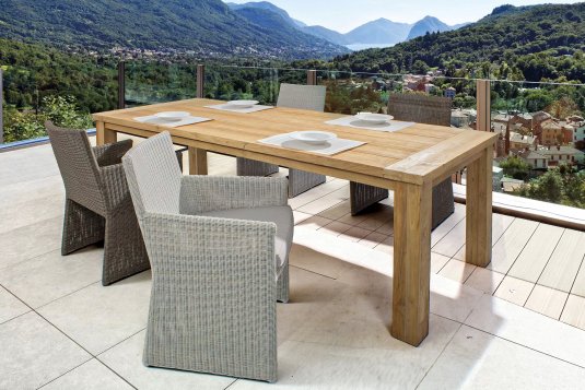 Stół ogrodowy teak 240x100 BOUNTY bizzotto