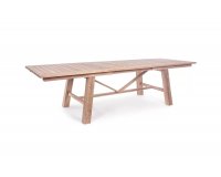 Rozkładany stół ogrodowy teak premium 220-300 MARYLAND bizzotto