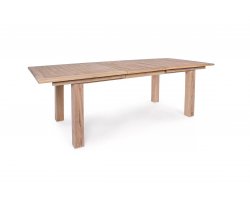 Rozkładany stół ogrodowy na taras teak premium MARYLAND 140-240 bizzotto