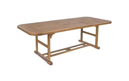 Akacjowy rozkładany stół ogrodowy NOEMI 180-240 NOEMI bizzotto Akacjowy rozkładany stół ogrodowy NOEMI 180-240 NOEMI bizzotto