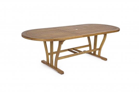 Rozkładany stół z zaokrąglonym batem 180-240 NOEMI bizzotto