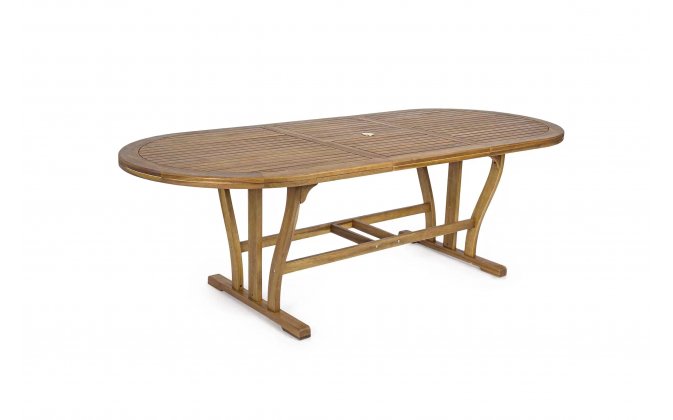 Rozkładany stół z zaokrąglonym batem 180-240 NOEMI bizzotto