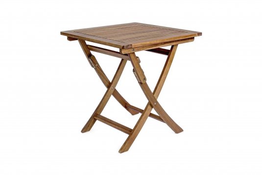 Kwadratowy stół składany 70x70 akacjowy NOEMI 70 bizzotto