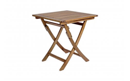 Kwadratowy stół składany 70x70 akacjowy NOEMI 70 bizzotto