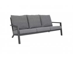 Aluminiowa sofa wypoczynkowa ogrodowa antracyt DOWN TOWN na nowoczesny taras