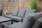 Aluminiowy zestaw wyoczynkowy ogrodowy antracyt DOWN TOWN na nowoczesny taras