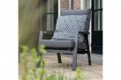 Fotel ogrodowy aluminiowy z pochylanym oparciem antracyt OHIO 