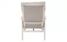 Fotel ogrodowy aluminiowy z pochylanym oparciem beżowsy OHIO 