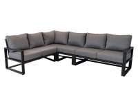 Aluminiowy narożnik ogrodowy ciemnoszare aluminium PINA COLADA