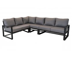 Aluminiowy narożnik ogrodowy ciemnoszare aluminium PINA COLADA