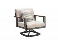 Obrotowy fotel wypozynkowy ogrodowy aluminiowy EMOTI Higold 