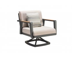 Obrotowy fotel wypozynkowy ogrodowy aluminiowy EMOTI Higold 