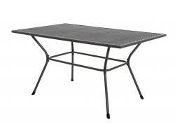 Kwadratowy stół 145x90 cm stalowy siatka NORDIC