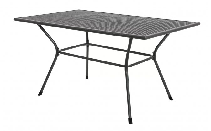 Kwadratowy stół 145x90 cm stalowy siatka NORDIC