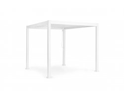 Pawilon ogrodowy biały 3x3 zamykany dach PACIFIC bizzotto