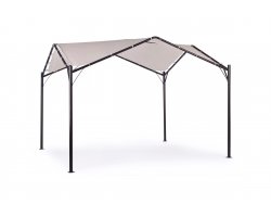 Pawilon ogrodowy 3,5x3,5 m stal antracyt DOME bizzotto