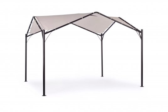 Pawilon ogrodowy 3,5x3,5 m stal antracyt DOME bizzotto