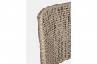 Beżowe ekskluzywne krzesło stołowe ogrodowe HESPERIA bizzotto
