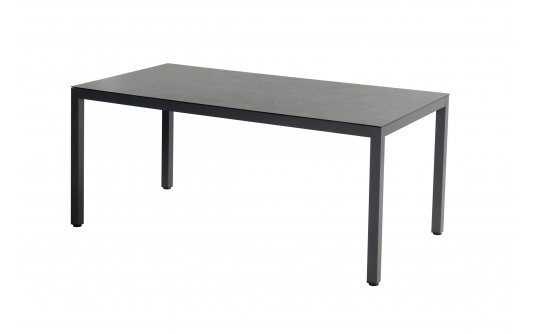 Prostokątny stół ogrodowy aluminiowy 170x90 antracyt blat SprayStone LIVORNO Hartman Prostokątny stół ogrodowy aluminiowy 170x90 antracyt blat SprayStone LIVORNO Hartman