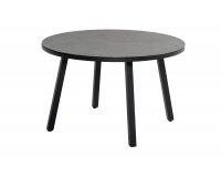 Okrągły sluminiowy stół ogrodowy o średnicy 120 cm LIVORNO Hartman