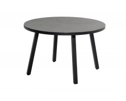 Okrągły sluminiowy stół ogrodowy o średnicy 120 cm LIVORNO Hartman