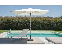 Parasol ogrodowy ZEFIRO aluminium Olefin 2,5×2,5 m profile aluminiowe różne kolory