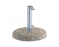 podstawa pod parasol 75 kg cementowa z kamieniem rzecznym