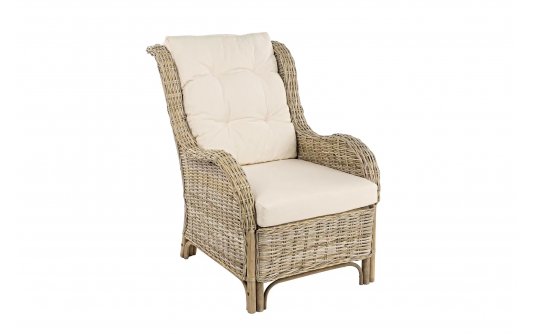 Fotel rattanowy klasyczny do patio SABINE Fotel rattanowy klasyczny do patio SABINE