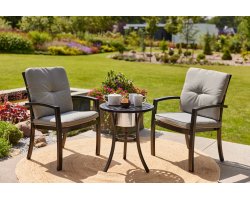 Zestaw kawowy grillowy aluminiowy czarny ROSARIO Hartman