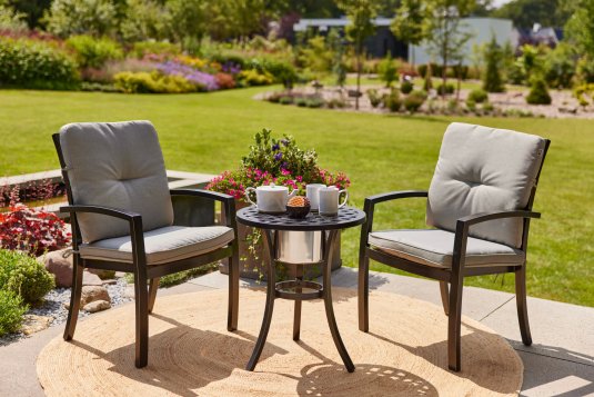 Zestaw kawowy grillowy aluminiowy czarny ROSARIO Hartman