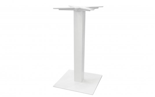 Podstawa stołu BA307 z aluminium i nogą stalową – biały