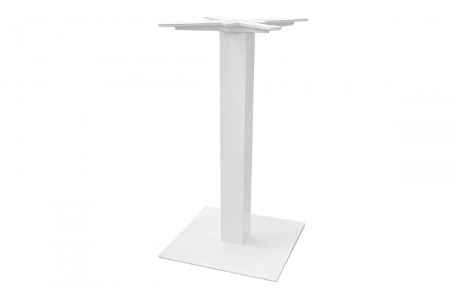 Podstawa stołu BA307 z aluminium i nogą stalową – biały