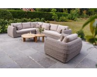 Luksusowy narożnik ogrodowy beżowy MONT BLANC Life 