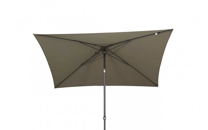 Parasol z nogą centralną 200x250 cm OASIS 45O Taupe
